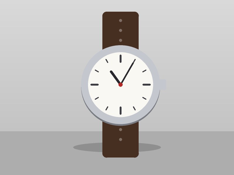 Automatic wristwatch, stainless steel