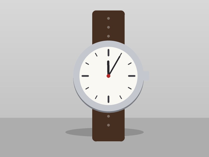 Automatic wristwatch, stainless steel